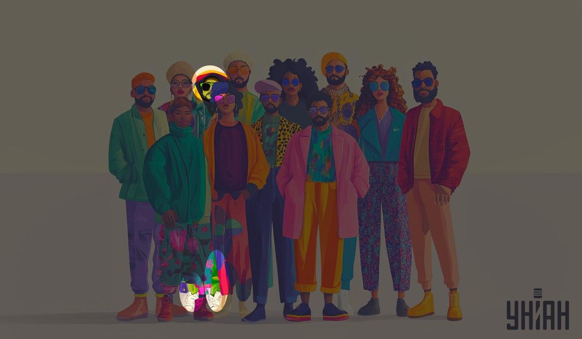 Mimozemšťan bol zelený muž / koláž Moje