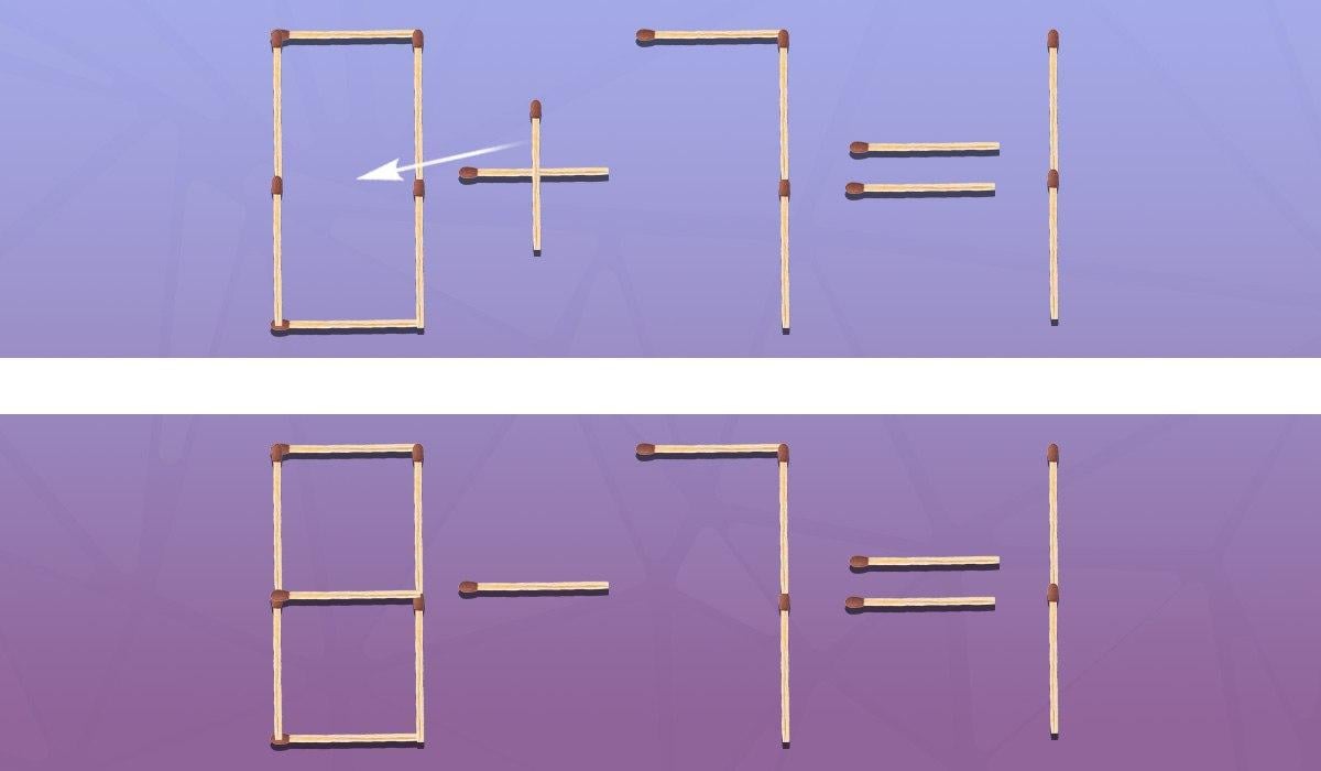 Musíte presunúť jednu zápalku, aby bola rovnosť správna: rýchly IQ test