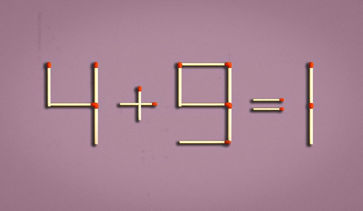 Len 2 % ľudí dokážu opraviť rovnosť za 8 sekúnd: zápalkový test na testovanie IQ