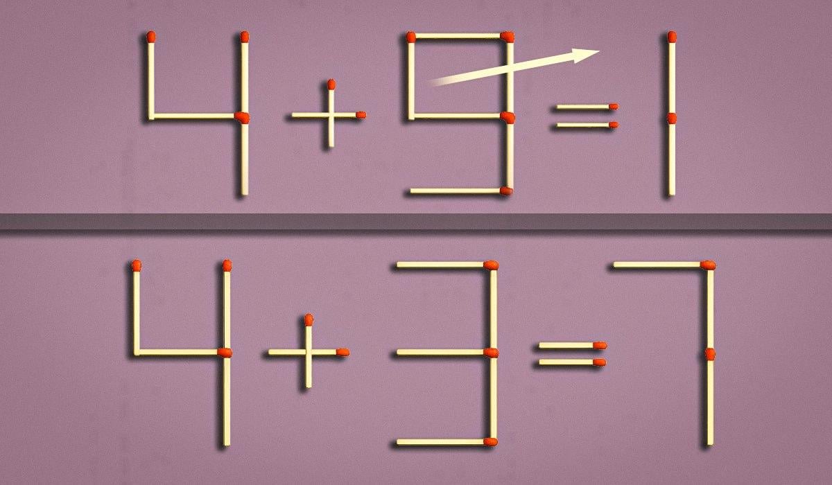 Len 2 % ľudí dokážu opraviť rovnosť za 8 sekúnd: zápalkový test na testovanie IQ