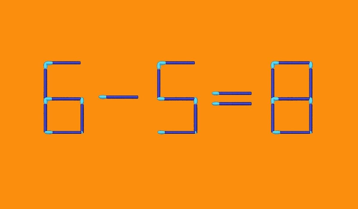 Rýchly IQ test: stačí presunúť len jednu zápalku