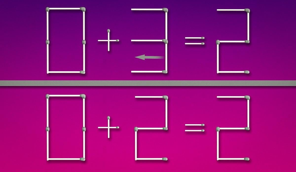 Potiahnite jednu zhodu a rovnosť sa stane pravdou: hádanka pre géniov