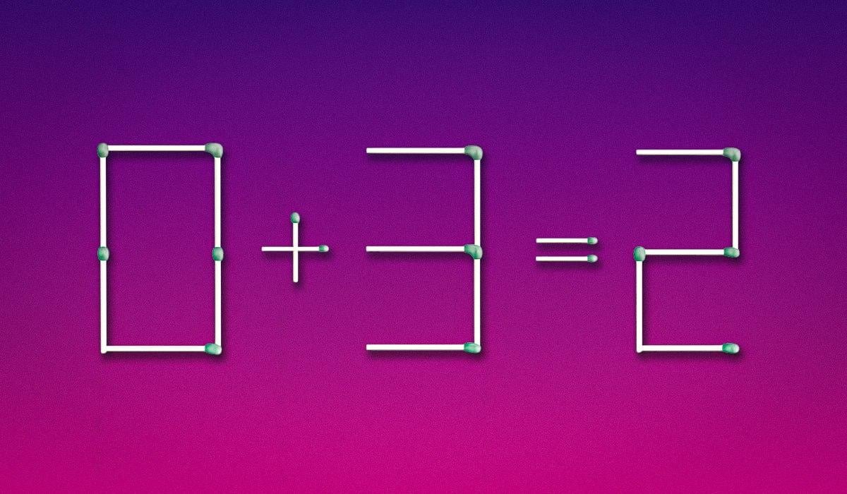 Potiahni jednu zhodu a rovnosť sa stane pravdou: hádanka pre géniov