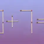 Aby bola rovnosť správna, musíte presunúť jednu zápalku: rýchly IQ