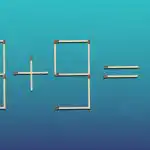 Ktorá zápalka sa musí presunúť, aby bola rovnosť správna: hádanka