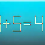 Musíte pretiahnuť 2 zápalky a rovnosť sa stane správnou: rýchly